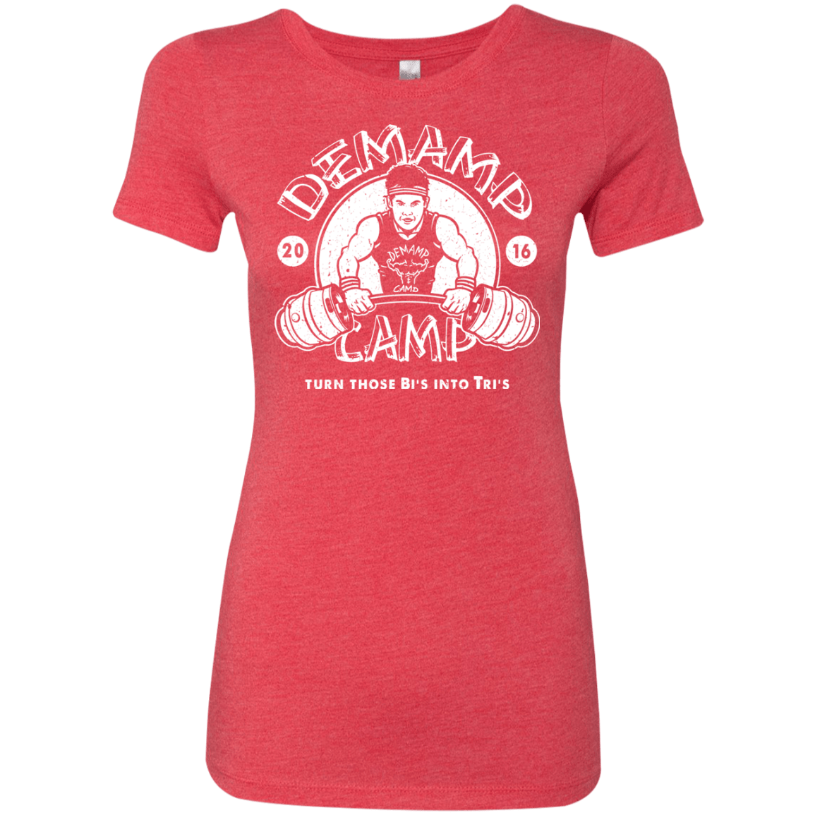 T-Shirts Vintage Red / Small Demamp Camp Women's Triblend T-Shirt