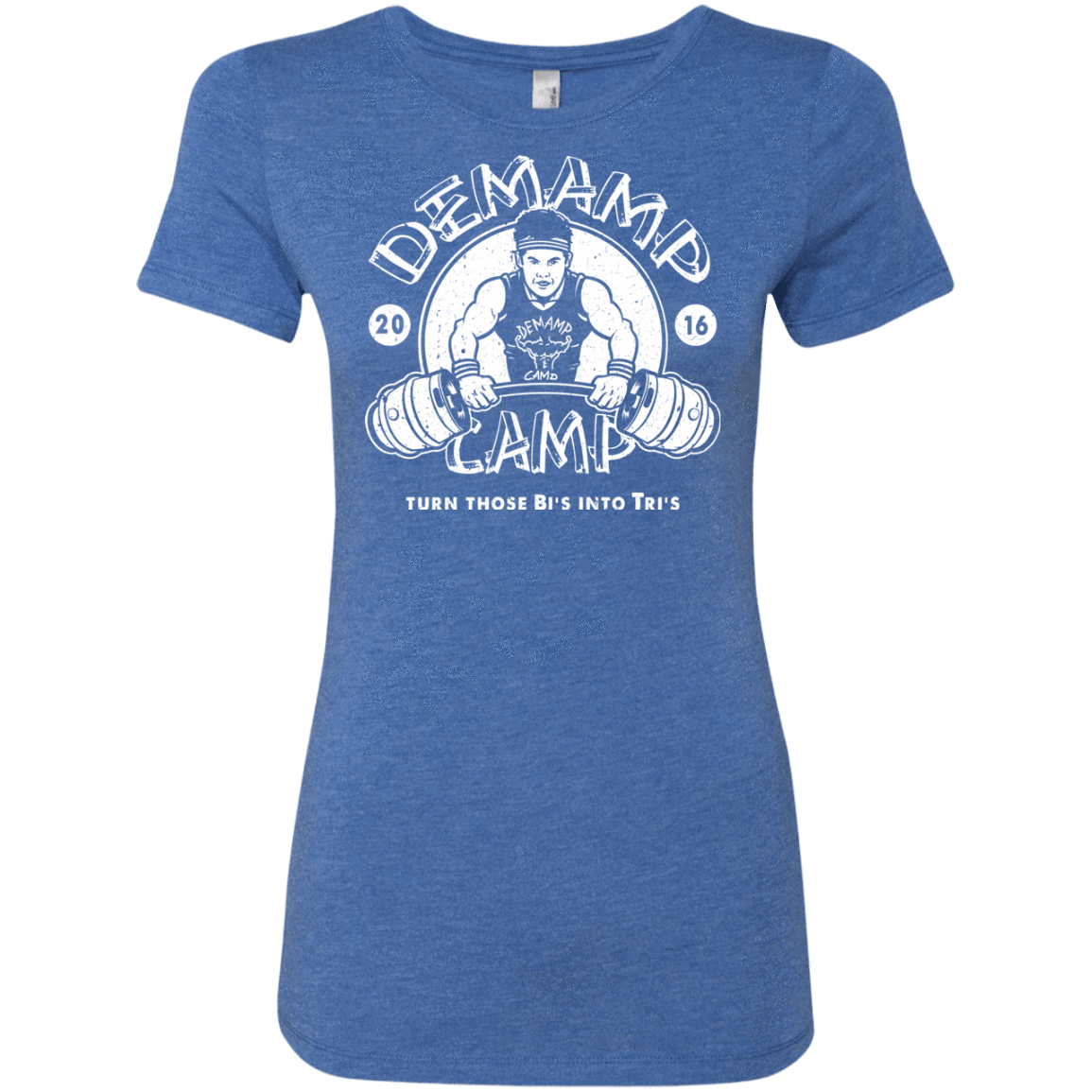 T-Shirts Vintage Royal / Small Demamp Camp Women's Triblend T-Shirt