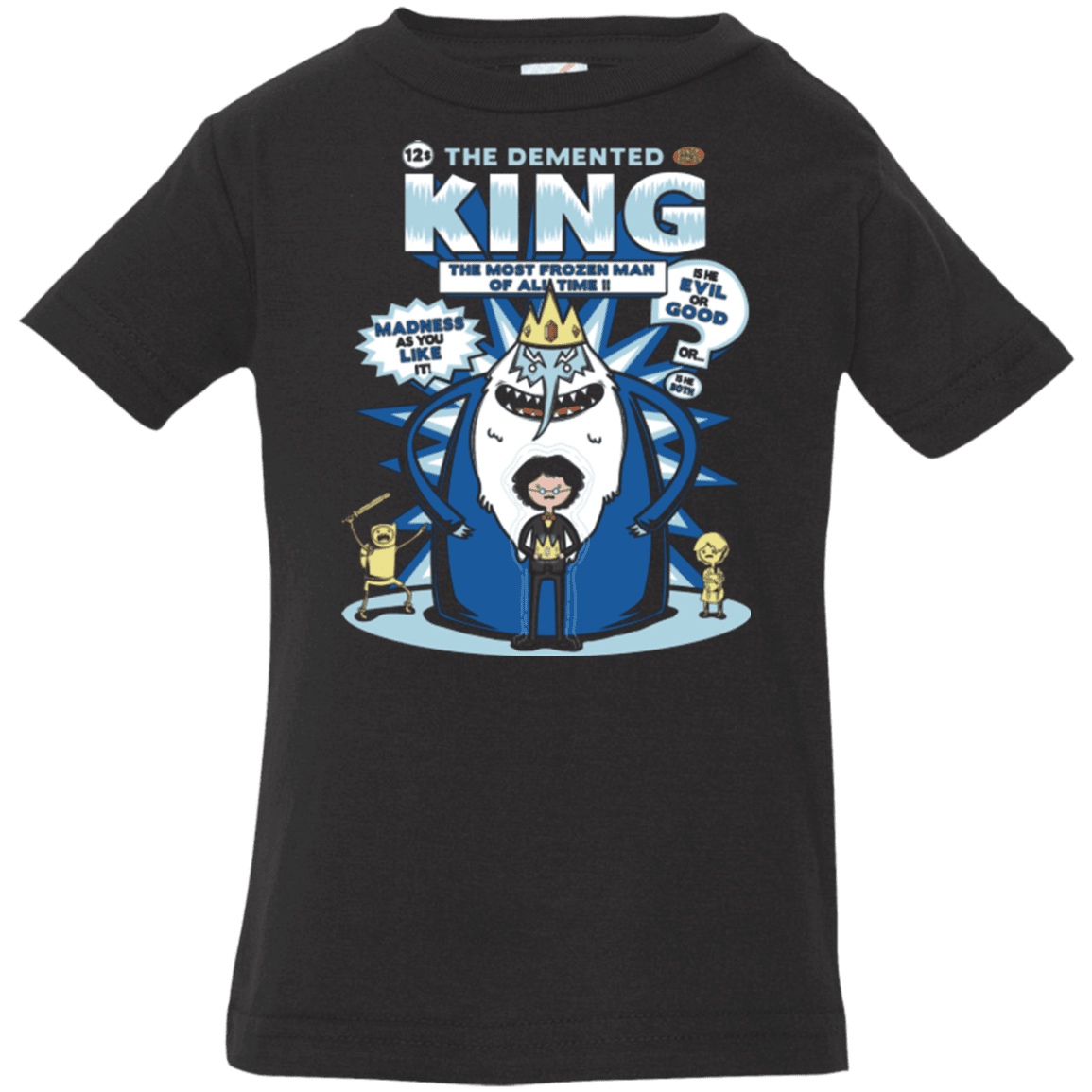 T-Shirts Black / 6 Months Demented king Infant Premium T-Shirt