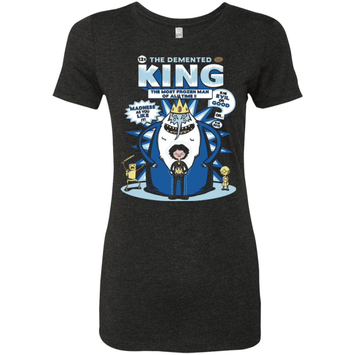 T-Shirts Vintage Black / Small Demented king Women's Triblend T-Shirt