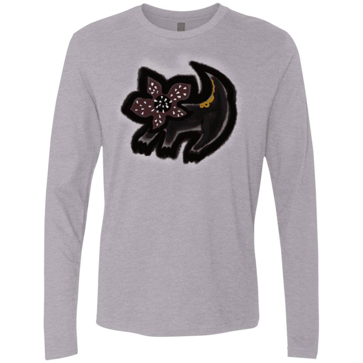 T-Shirts Heather Grey / S Demodog Rupestre Men's Premium Long Sleeve