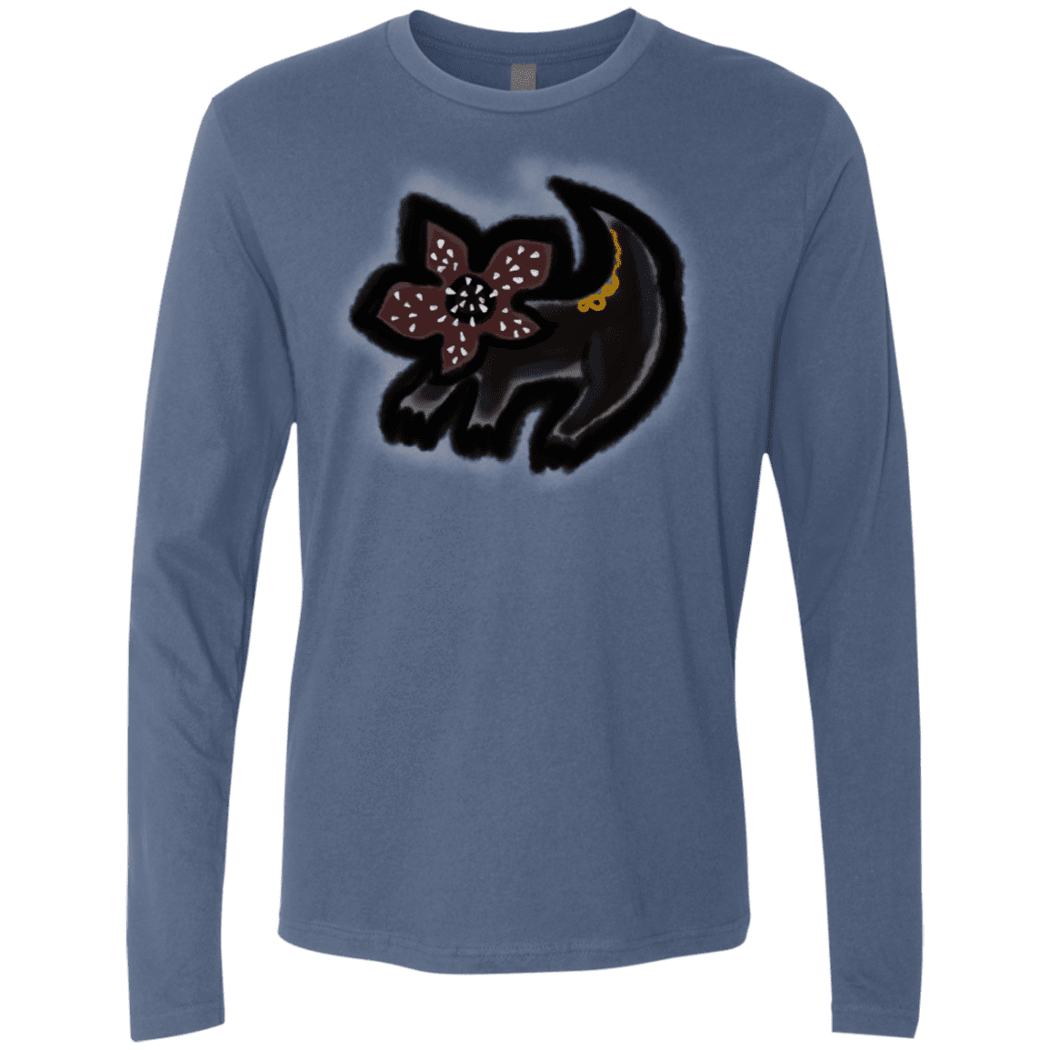 T-Shirts Indigo / S Demodog Rupestre Men's Premium Long Sleeve