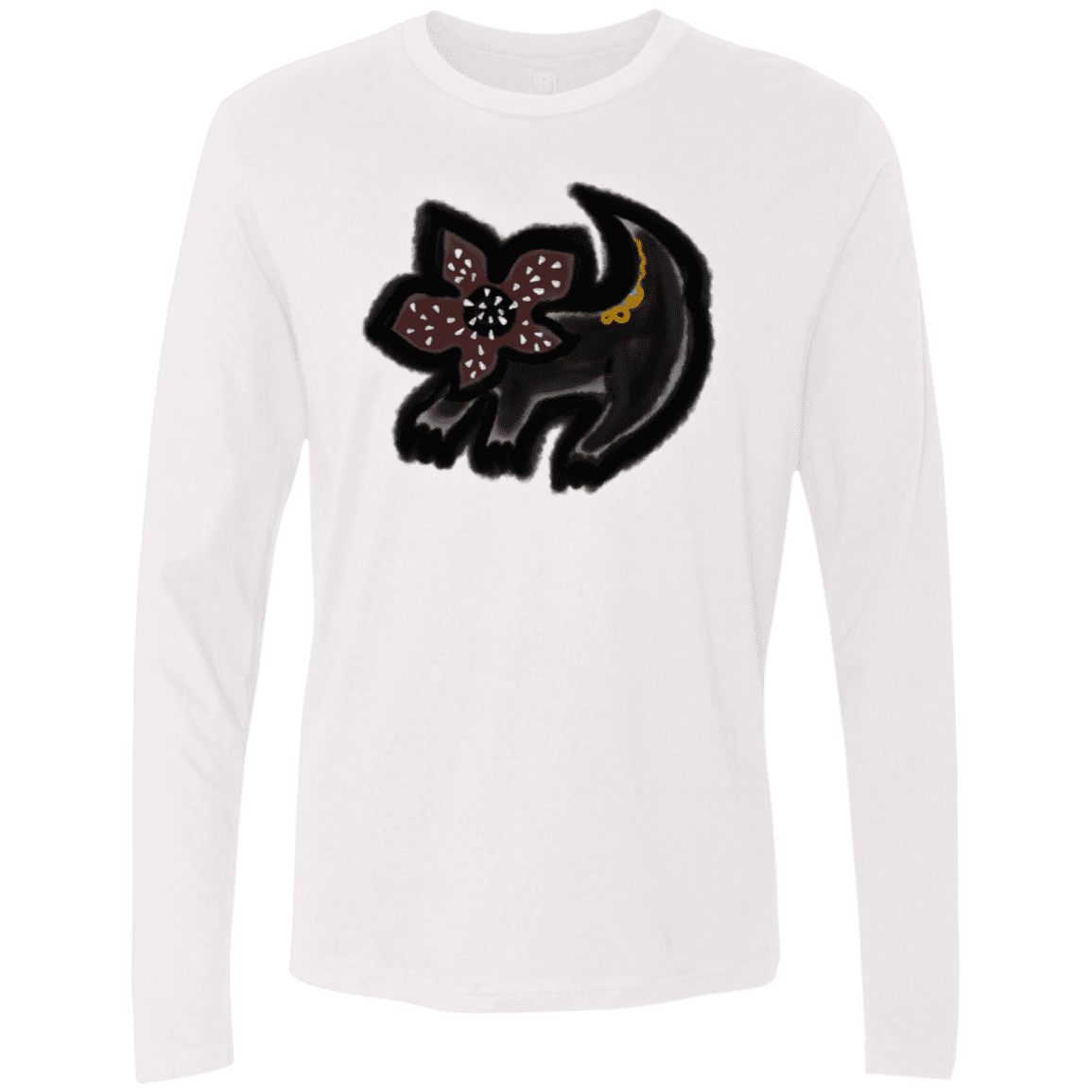 T-Shirts White / S Demodog Rupestre Men's Premium Long Sleeve