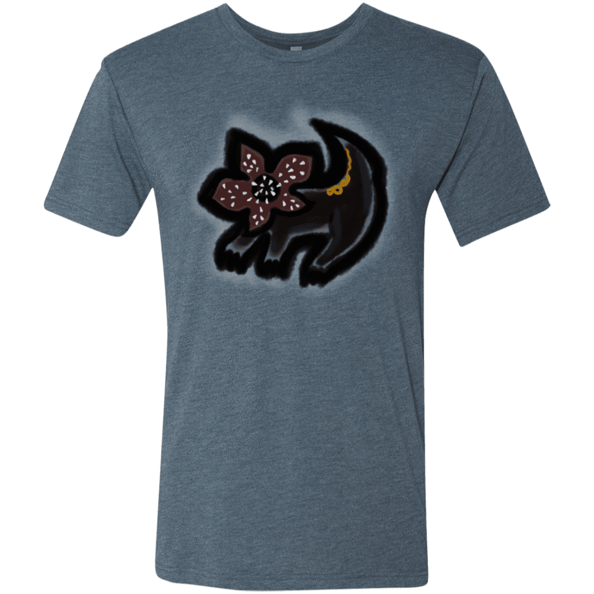 T-Shirts Indigo / S Demodog Rupestre Men's Triblend T-Shirt