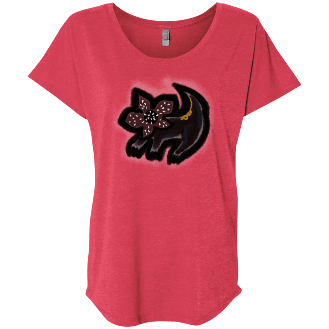 T-Shirts Vintage Red / X-Small Demodog Rupestre Triblend Dolman Sleeve