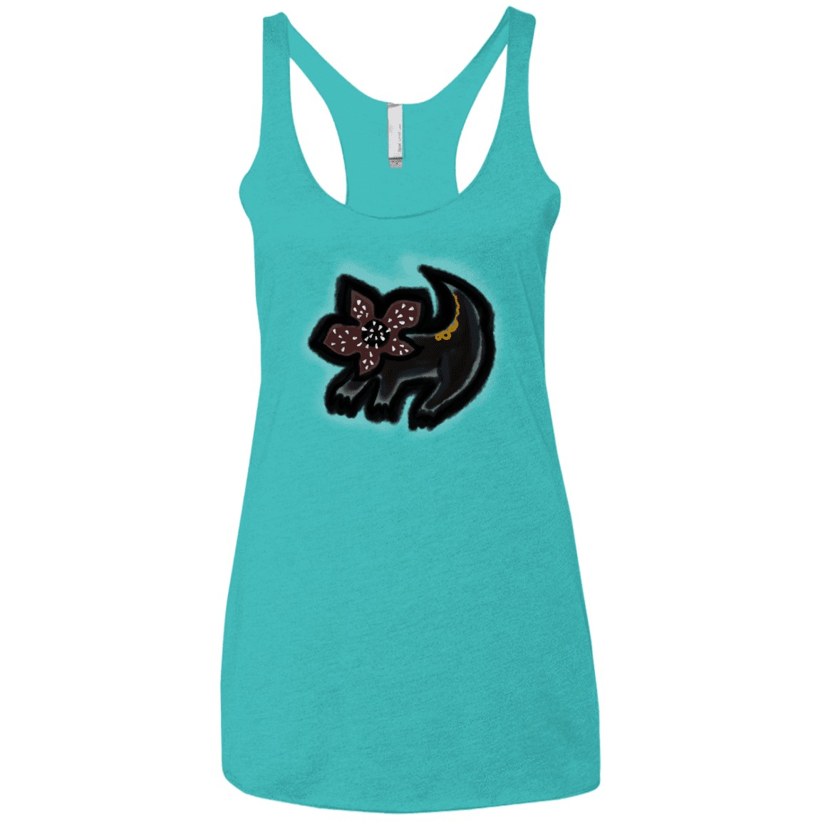 T-Shirts Tahiti Blue / X-Small Demodog Rupestre Women's Triblend Racerback Tank