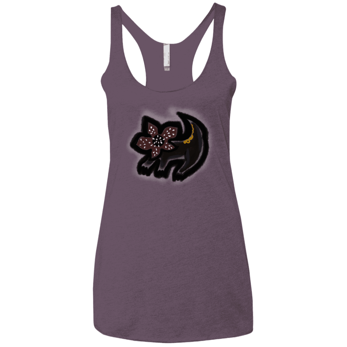 T-Shirts Vintage Purple / X-Small Demodog Rupestre Women's Triblend Racerback Tank