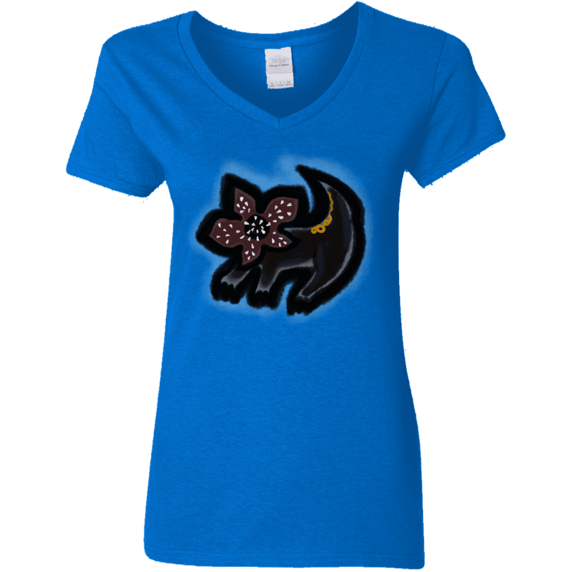 T-Shirts Royal / S Demodog Rupestre Women's V-Neck T-Shirt