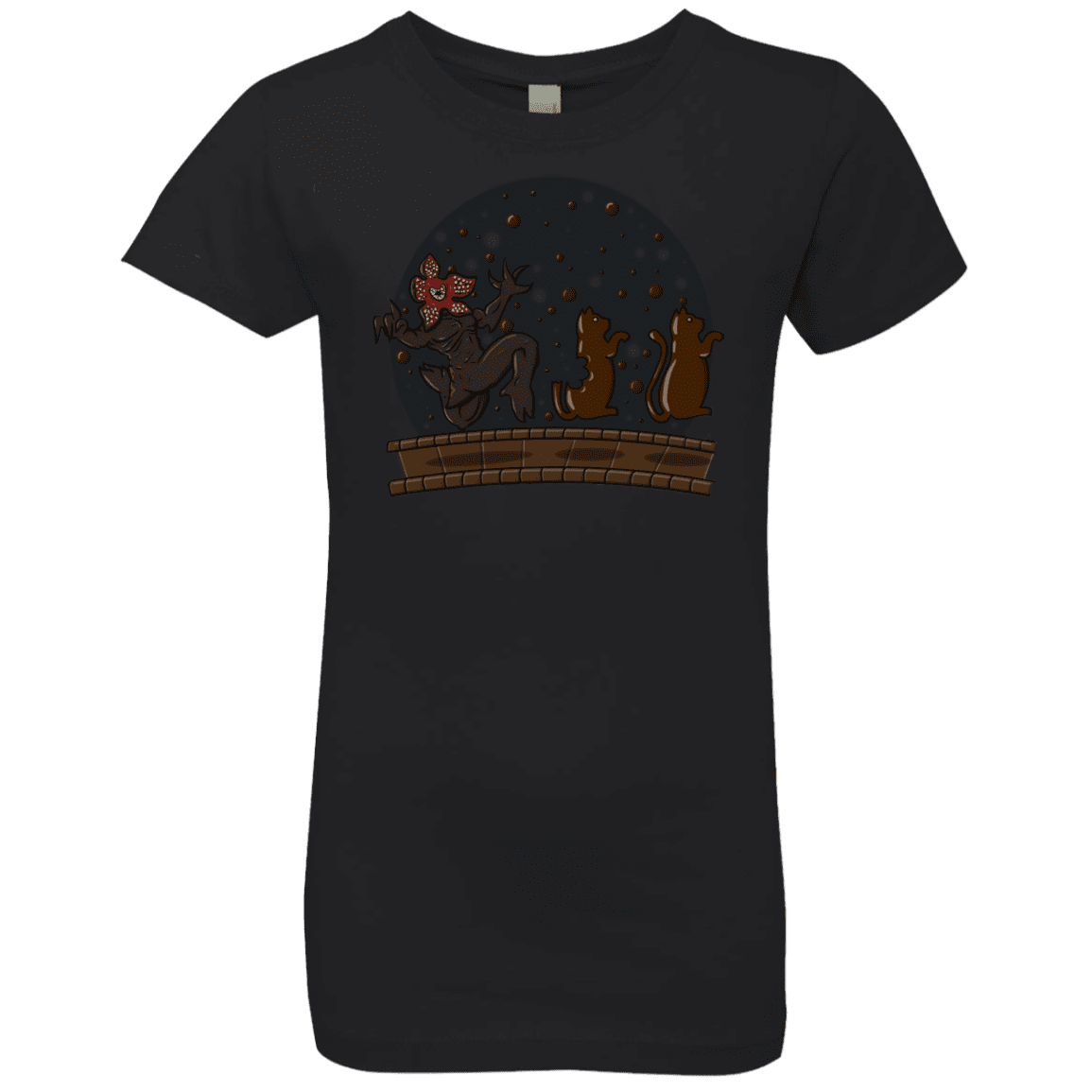 T-Shirts Black / YXS Demogorgon Chocolata Girls Premium T-Shirt