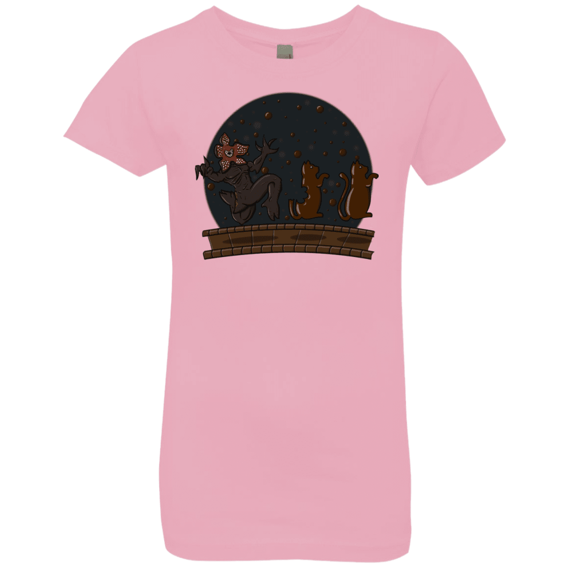T-Shirts Light Pink / YXS Demogorgon Chocolata Girls Premium T-Shirt