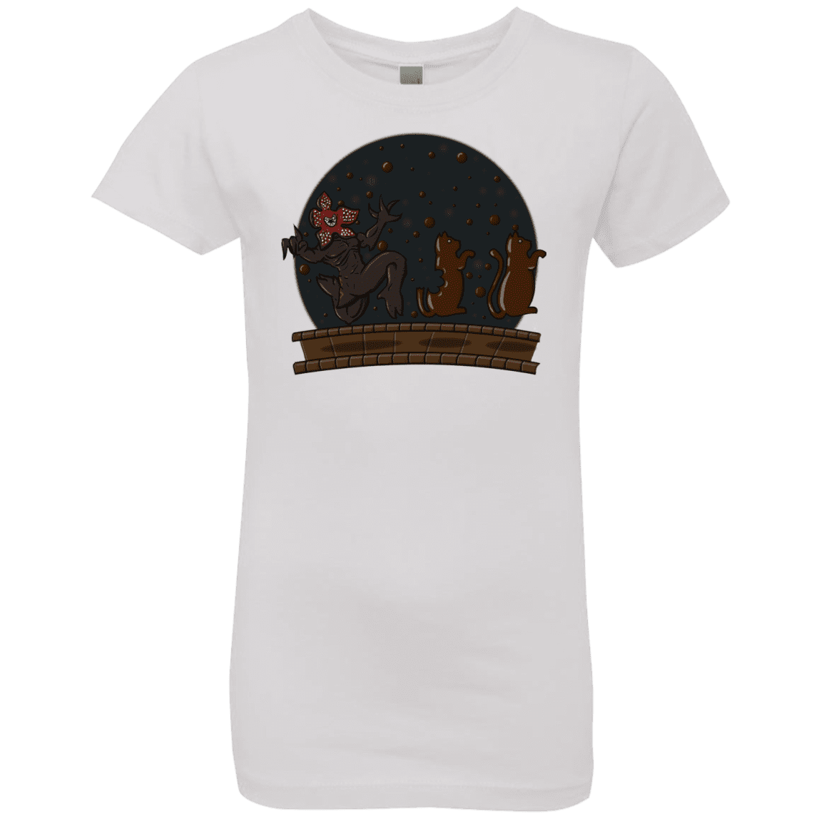 T-Shirts White / YXS Demogorgon Chocolata Girls Premium T-Shirt