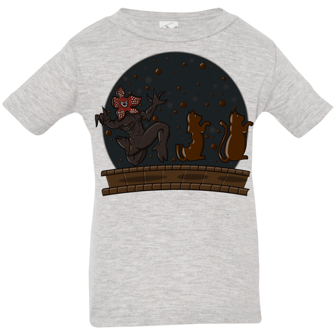 T-Shirts Heather Grey / 6 Months Demogorgon Chocolata Infant Premium T-Shirt