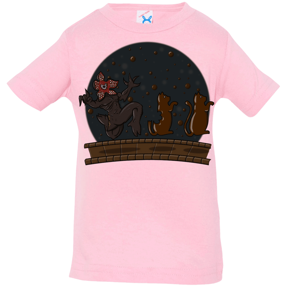 T-Shirts Pink / 6 Months Demogorgon Chocolata Infant Premium T-Shirt