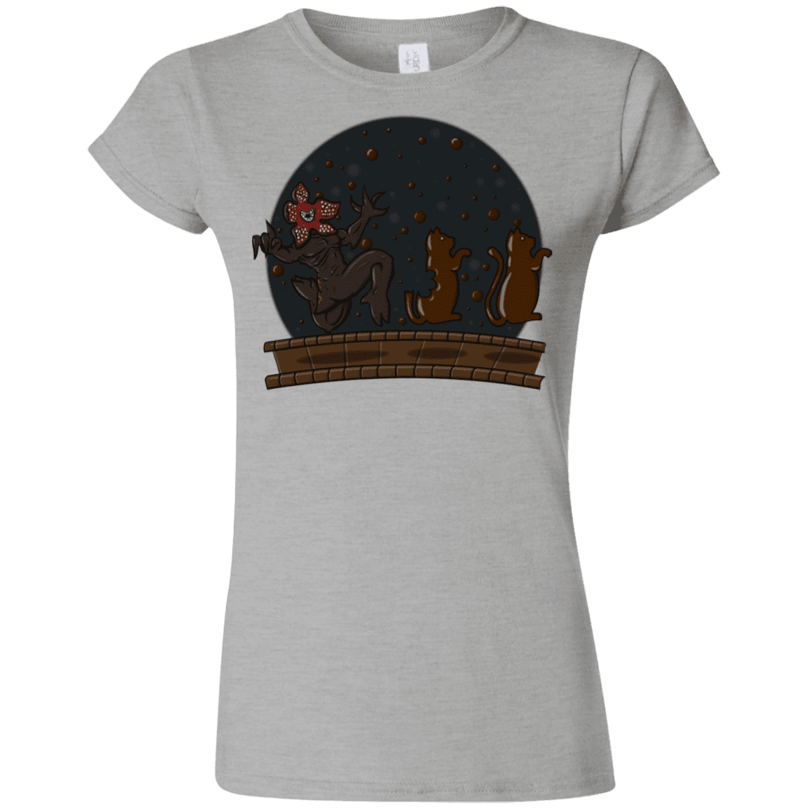 T-Shirts Sport Grey / S Demogorgon Chocolata Junior Slimmer-Fit T-Shirt