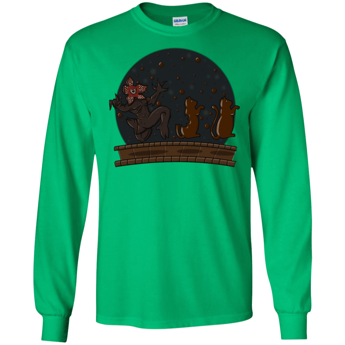 T-Shirts Irish Green / S Demogorgon Chocolata Men's Long Sleeve T-Shirt