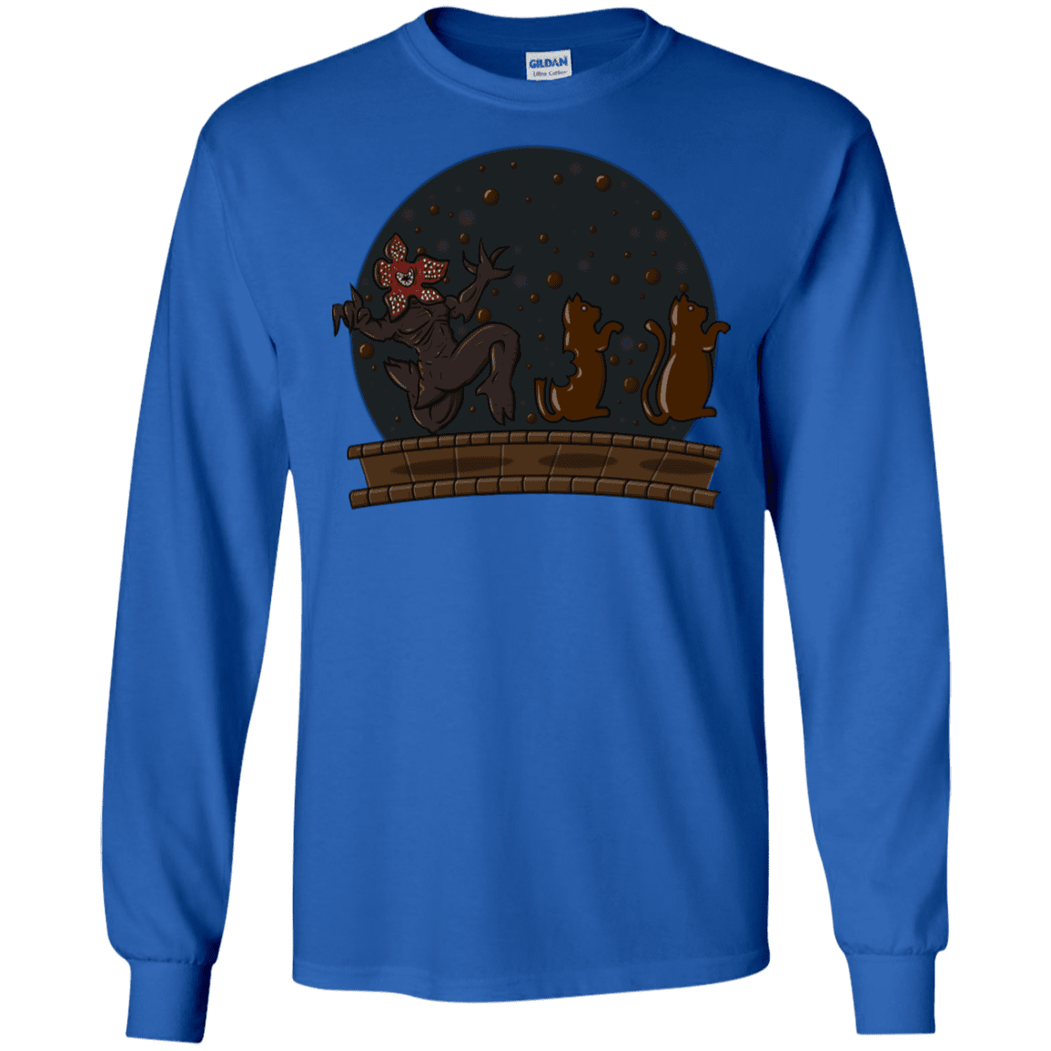 T-Shirts Royal / S Demogorgon Chocolata Men's Long Sleeve T-Shirt