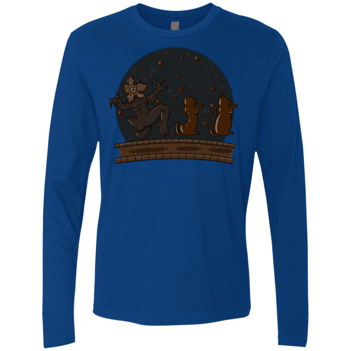 T-Shirts Royal / S Demogorgon Chocolata Men's Premium Long Sleeve