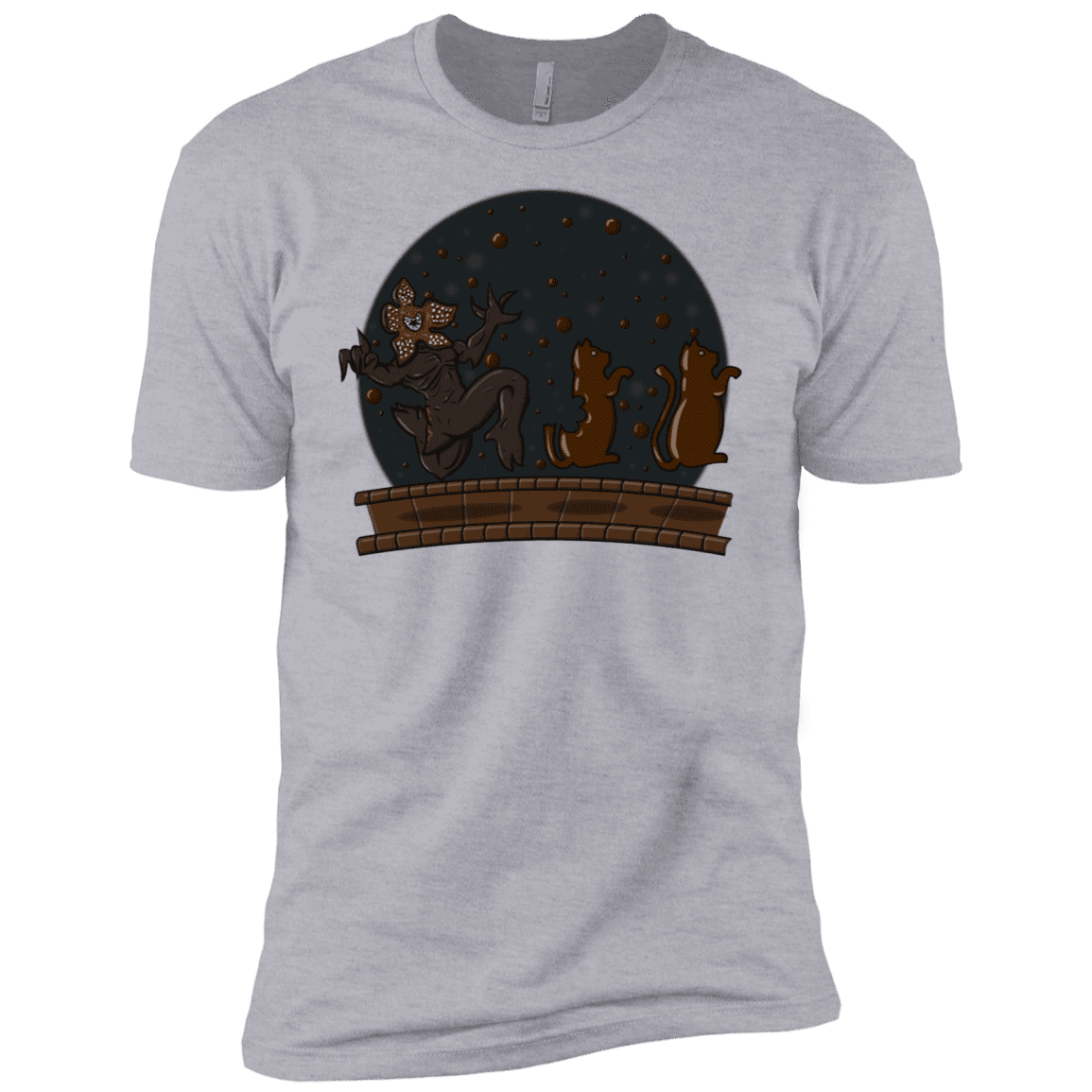 T-Shirts Heather Grey / X-Small Demogorgon Chocolata Men's Premium T-Shirt