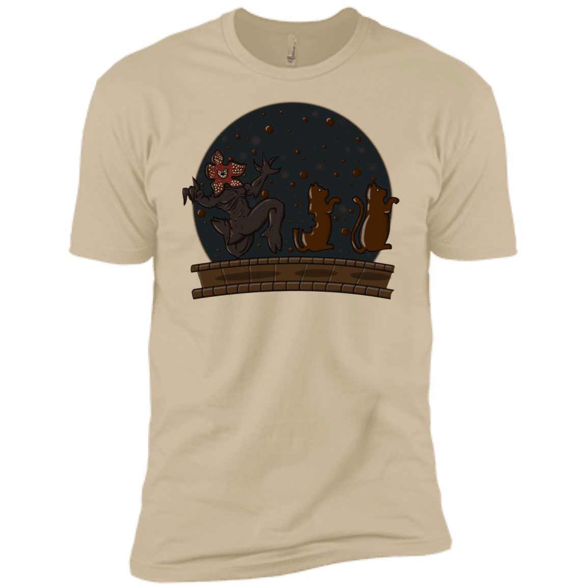 T-Shirts Sand / X-Small Demogorgon Chocolata Men's Premium T-Shirt