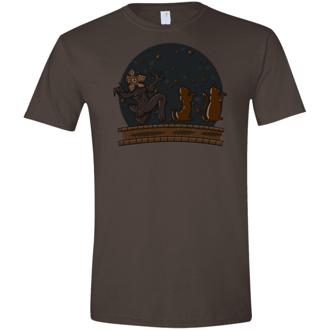 T-Shirts Dark Chocolate / S Demogorgon Chocolata Men's Semi-Fitted Softstyle