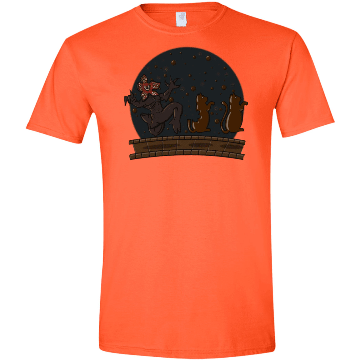 T-Shirts Orange / S Demogorgon Chocolata Men's Semi-Fitted Softstyle