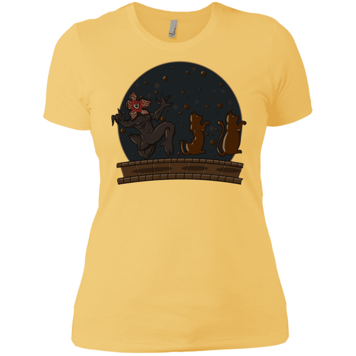 T-Shirts Banana Cream/ / X-Small Demogorgon Chocolata Women's Premium T-Shirt