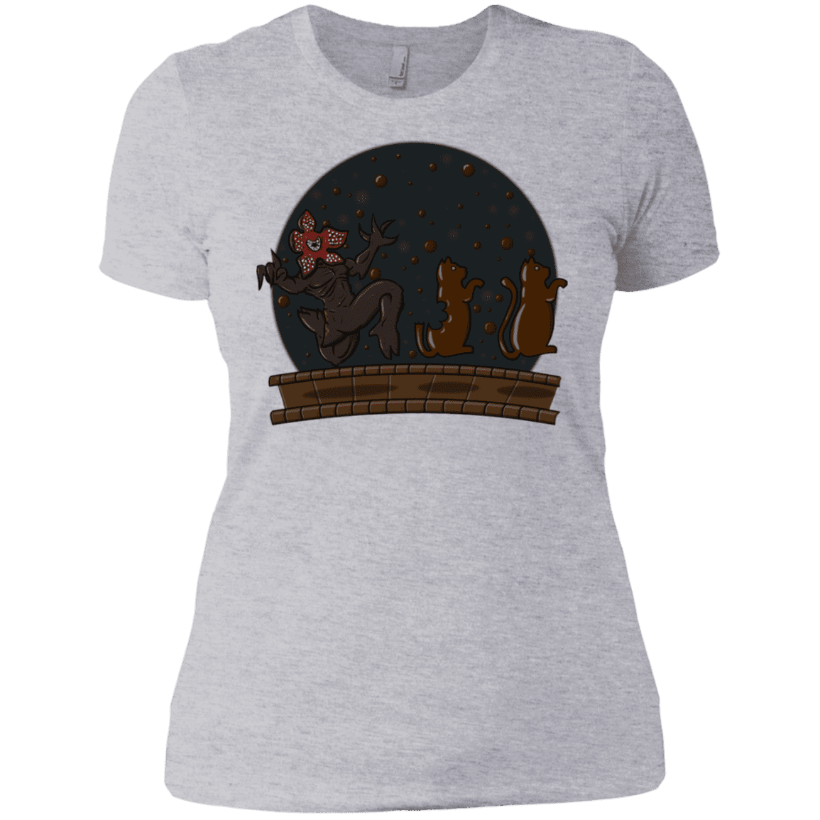 T-Shirts Heather Grey / X-Small Demogorgon Chocolata Women's Premium T-Shirt