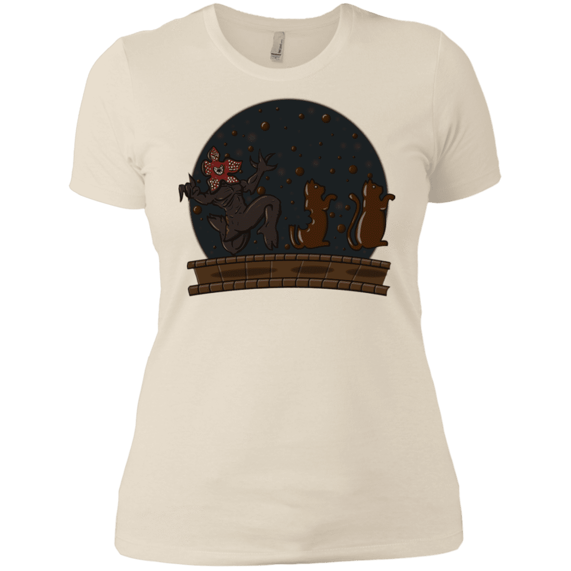 T-Shirts Ivory/ / X-Small Demogorgon Chocolata Women's Premium T-Shirt