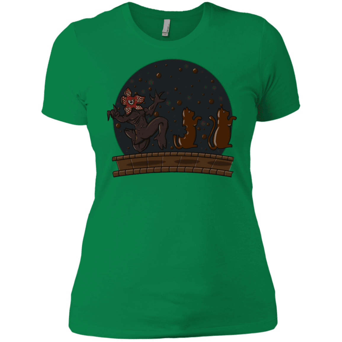 T-Shirts Kelly Green / X-Small Demogorgon Chocolata Women's Premium T-Shirt