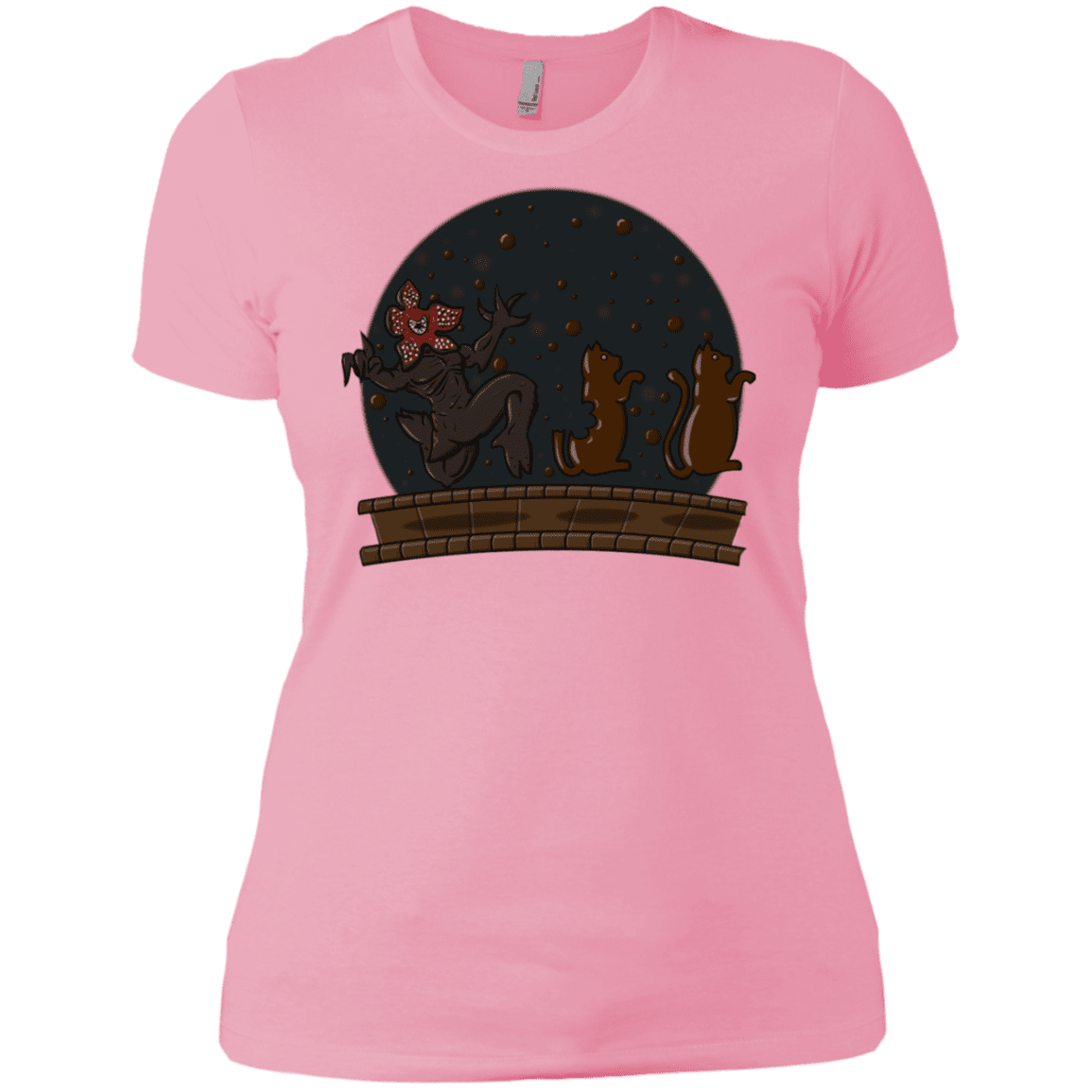T-Shirts Light Pink / X-Small Demogorgon Chocolata Women's Premium T-Shirt