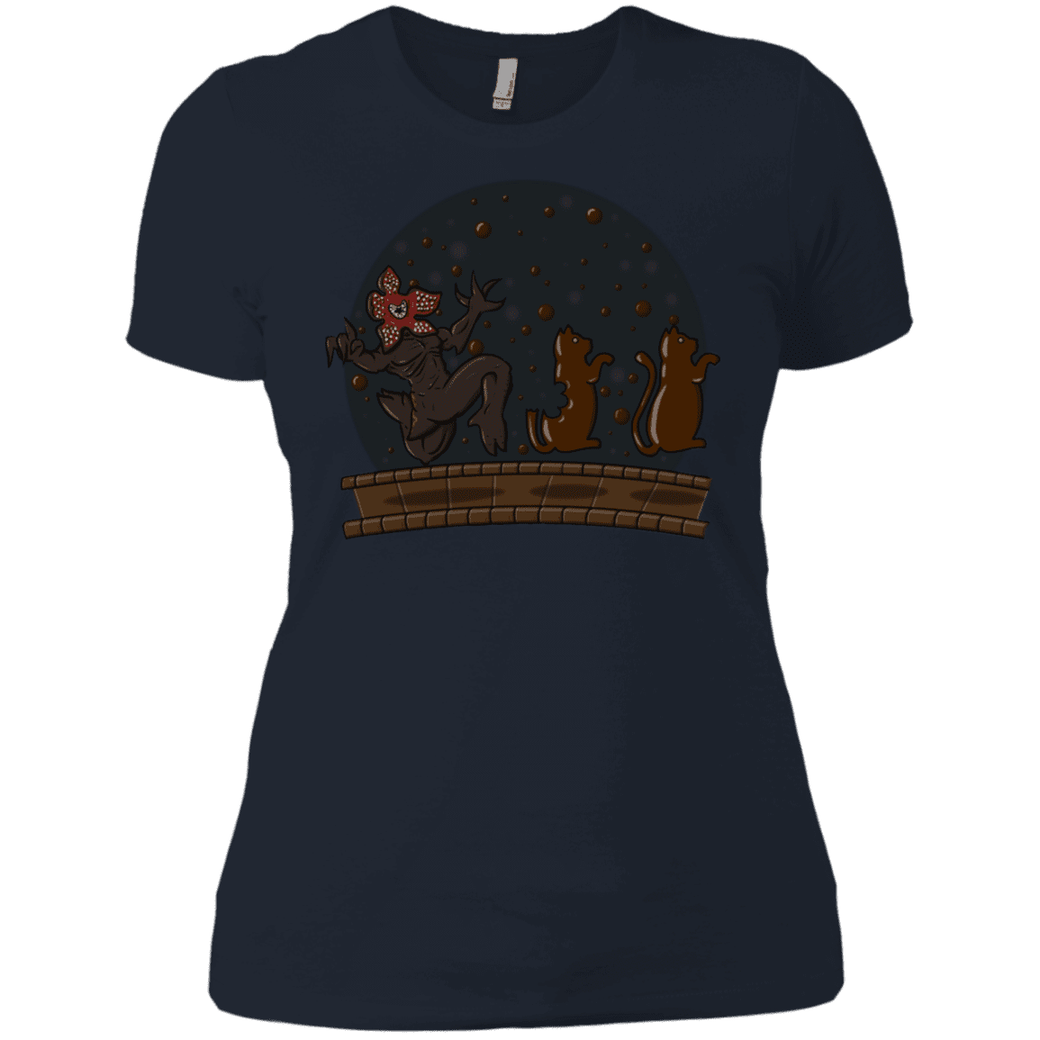 T-Shirts Midnight Navy / X-Small Demogorgon Chocolata Women's Premium T-Shirt