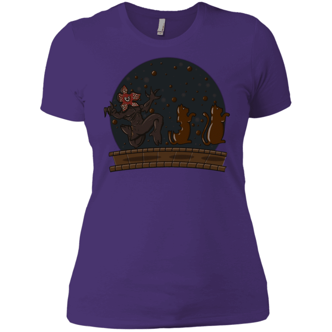 T-Shirts Purple Rush/ / X-Small Demogorgon Chocolata Women's Premium T-Shirt