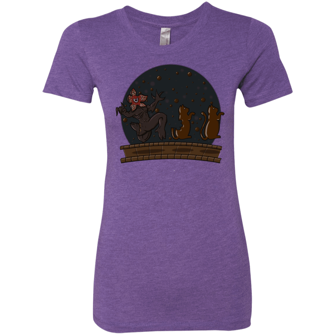 T-Shirts Purple Rush / S Demogorgon Chocolata Women's Triblend T-Shirt