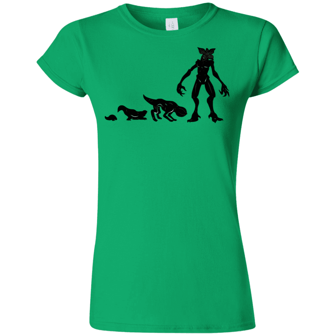 T-Shirts Irish Green / S Demogorgon Evolution Junior Slimmer-Fit T-Shirt