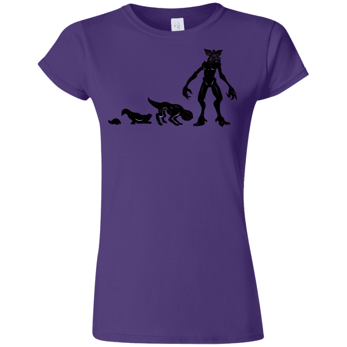 T-Shirts Purple / S Demogorgon Evolution Junior Slimmer-Fit T-Shirt