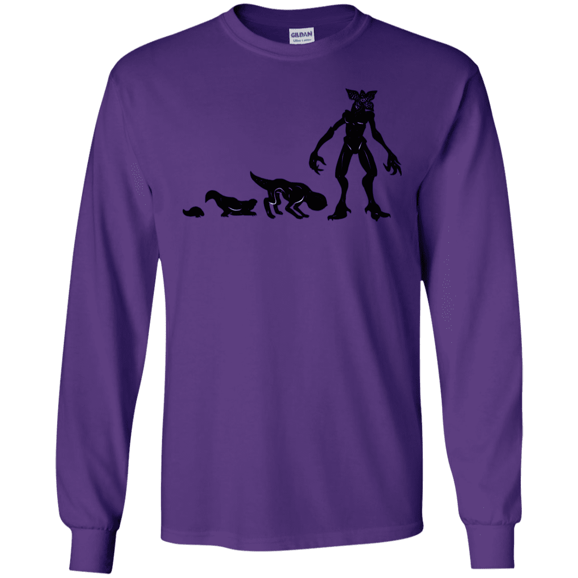 T-Shirts Purple / S Demogorgon Evolution Men's Long Sleeve T-Shirt