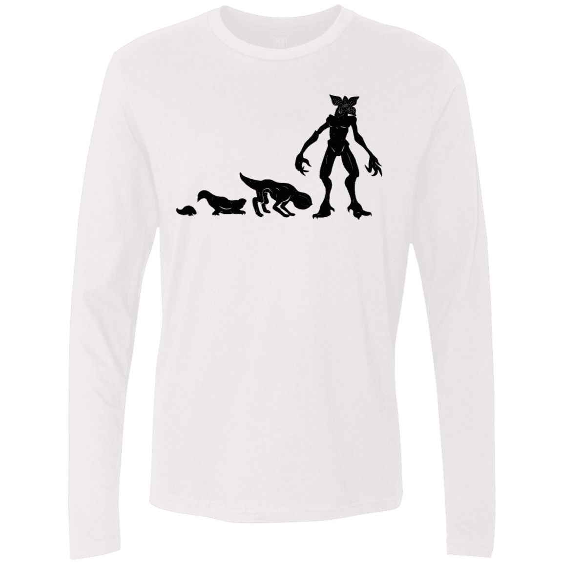 T-Shirts White / S Demogorgon Evolution Men's Premium Long Sleeve