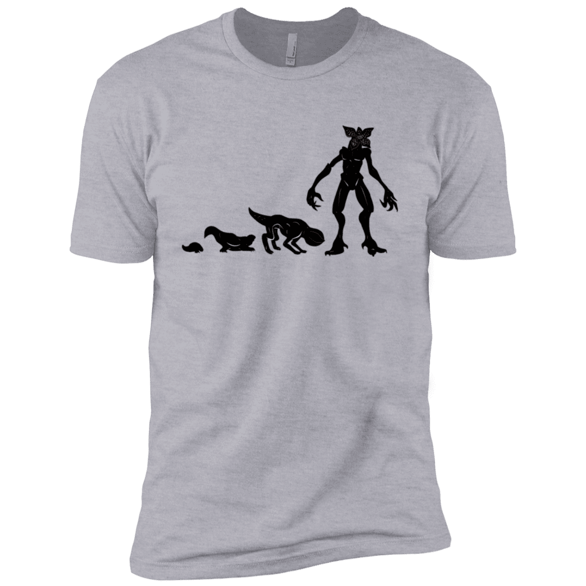 T-Shirts Heather Grey / X-Small Demogorgon Evolution Men's Premium T-Shirt
