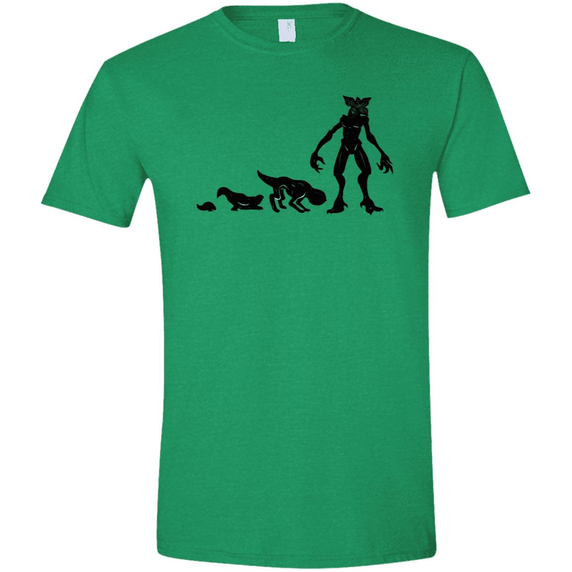 T-Shirts Heather Irish Green / M Demogorgon Evolution Men's Semi-Fitted Softstyle