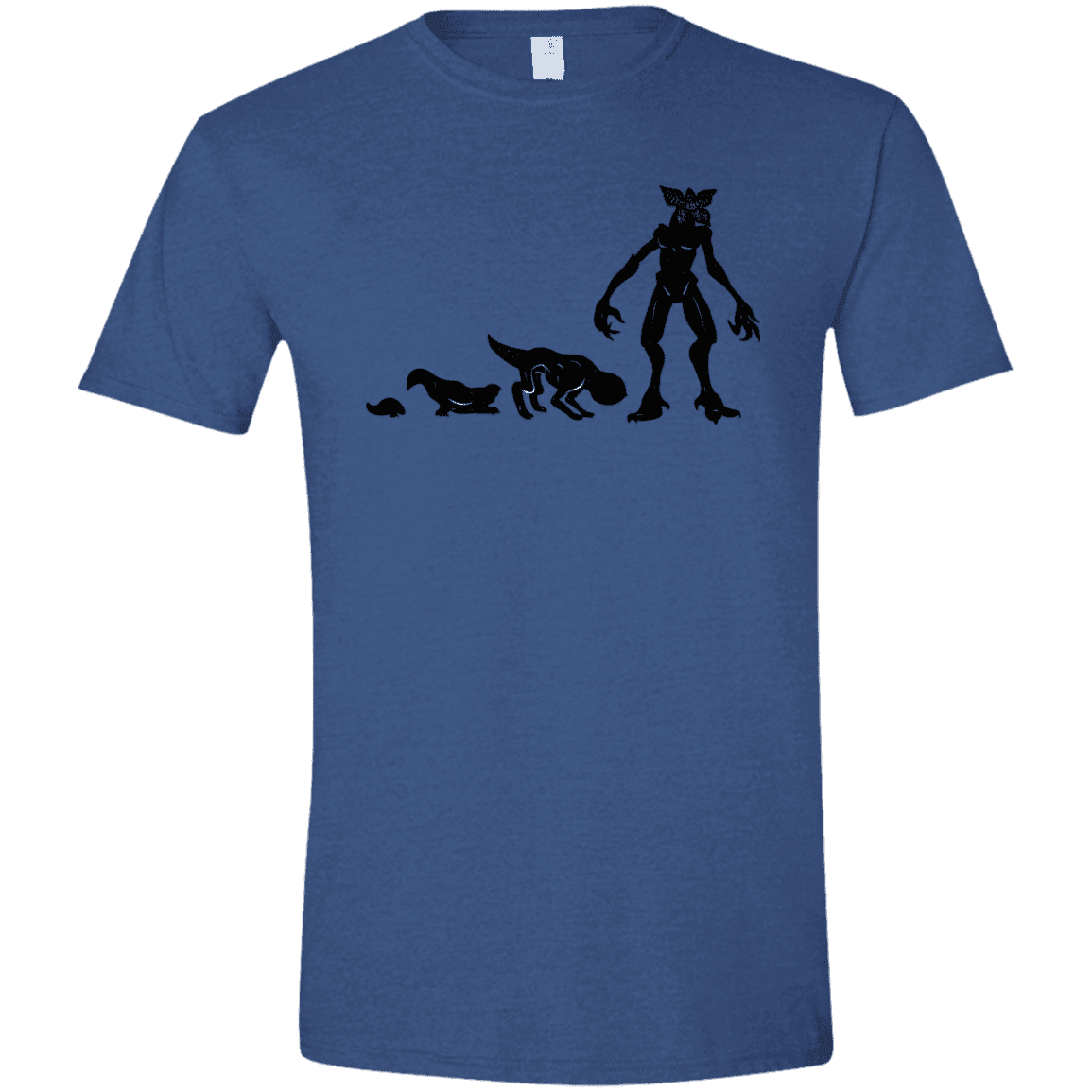 T-Shirts Heather Royal / X-Small Demogorgon Evolution Men's Semi-Fitted Softstyle