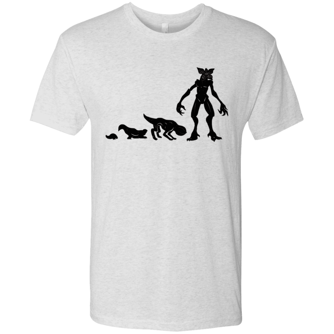 T-Shirts Heather White / S Demogorgon Evolution Men's Triblend T-Shirt