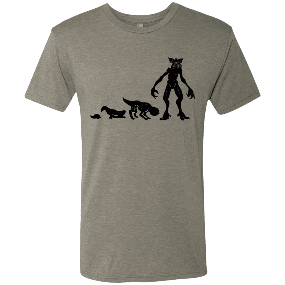 T-Shirts Venetian Grey / S Demogorgon Evolution Men's Triblend T-Shirt