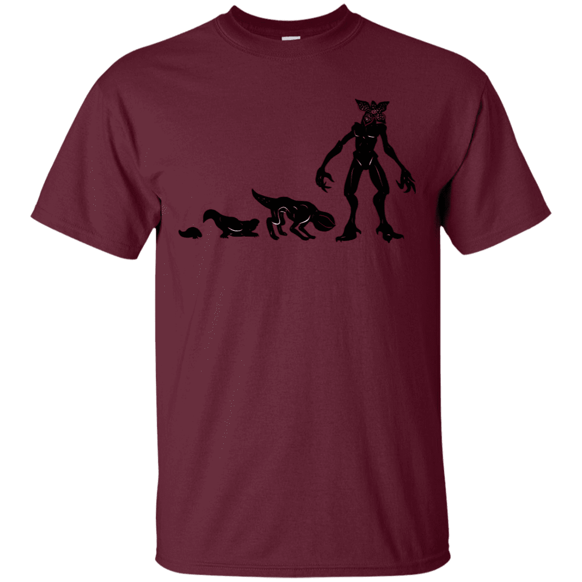 T-Shirts Maroon / S Demogorgon Evolution T-Shirt
