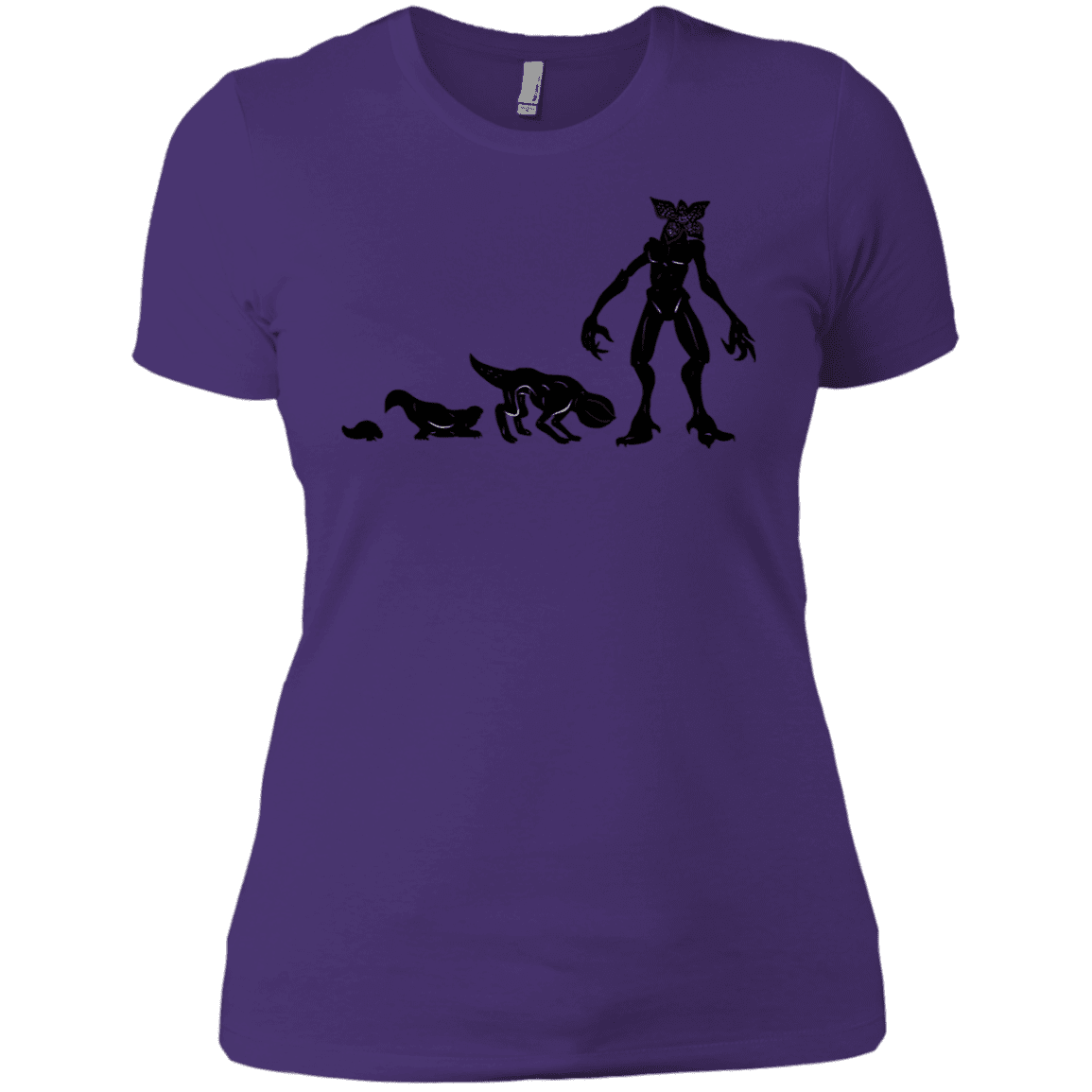 T-Shirts Purple Rush/ / X-Small Demogorgon Evolution Women's Premium T-Shirt