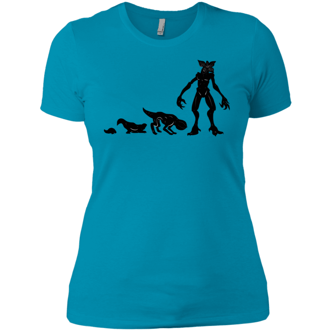 T-Shirts Turquoise / X-Small Demogorgon Evolution Women's Premium T-Shirt