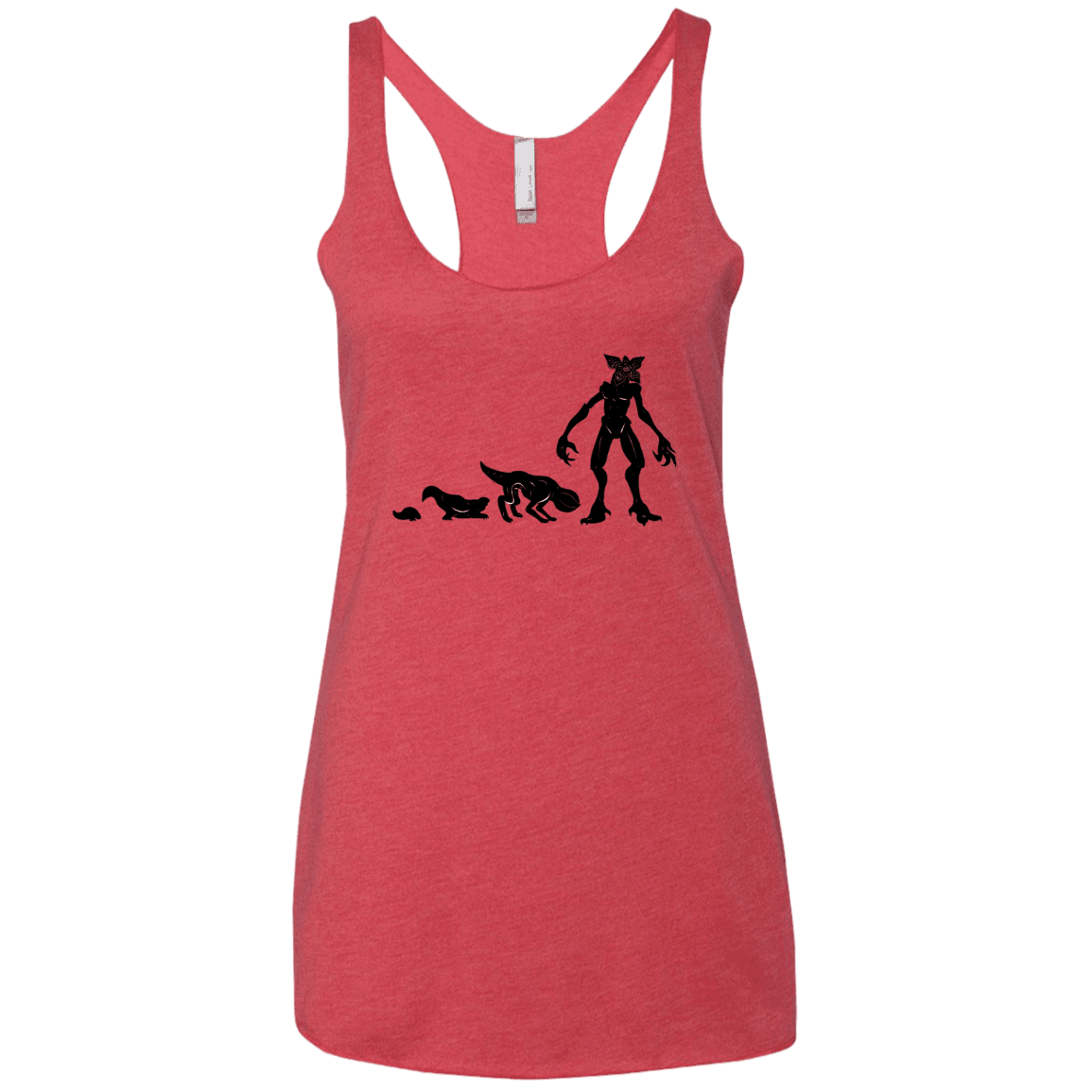 T-Shirts Vintage Red / X-Small Demogorgon Evolution Women's Triblend Racerback Tank