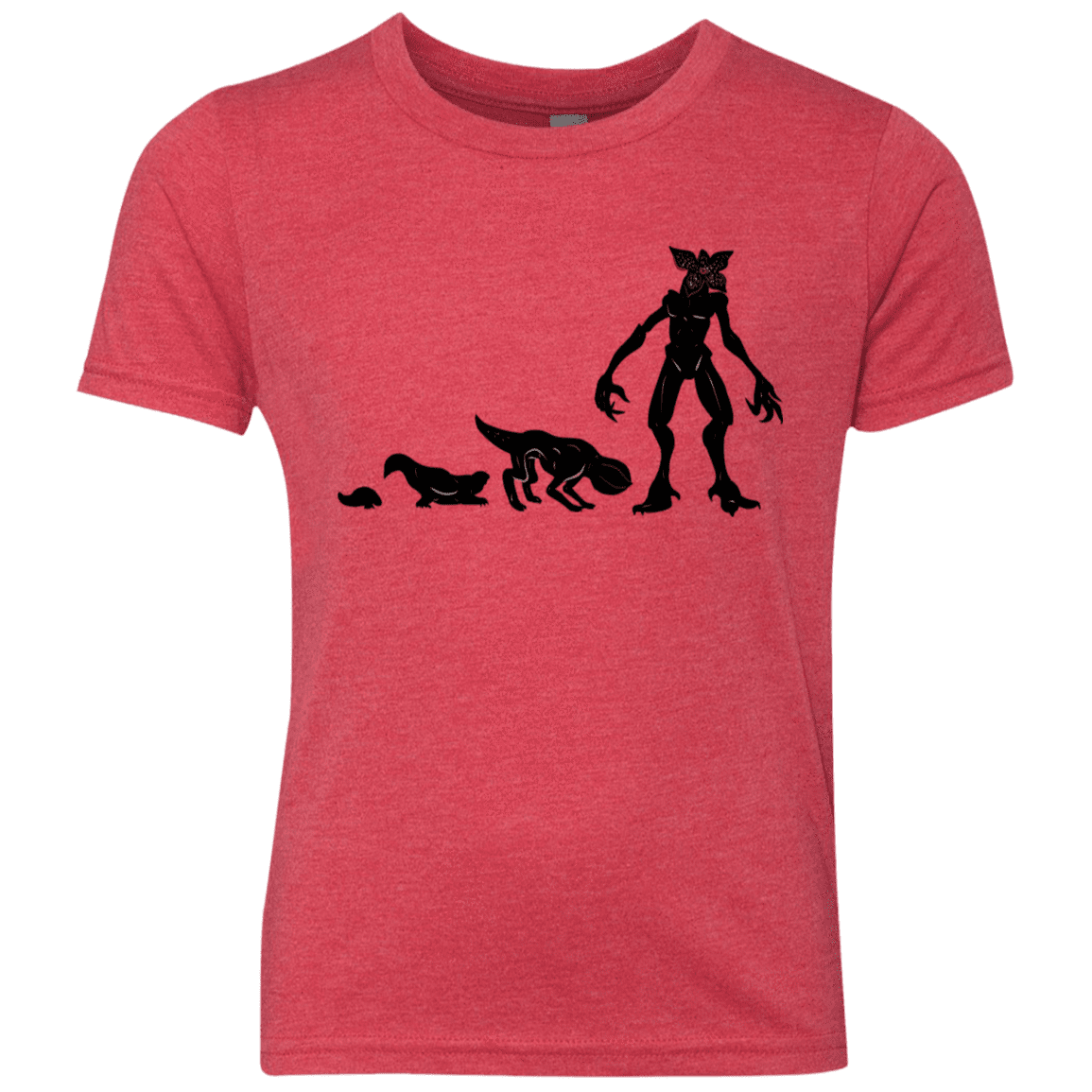T-Shirts Vintage Red / YXS Demogorgon Evolution Youth Triblend T-Shirt