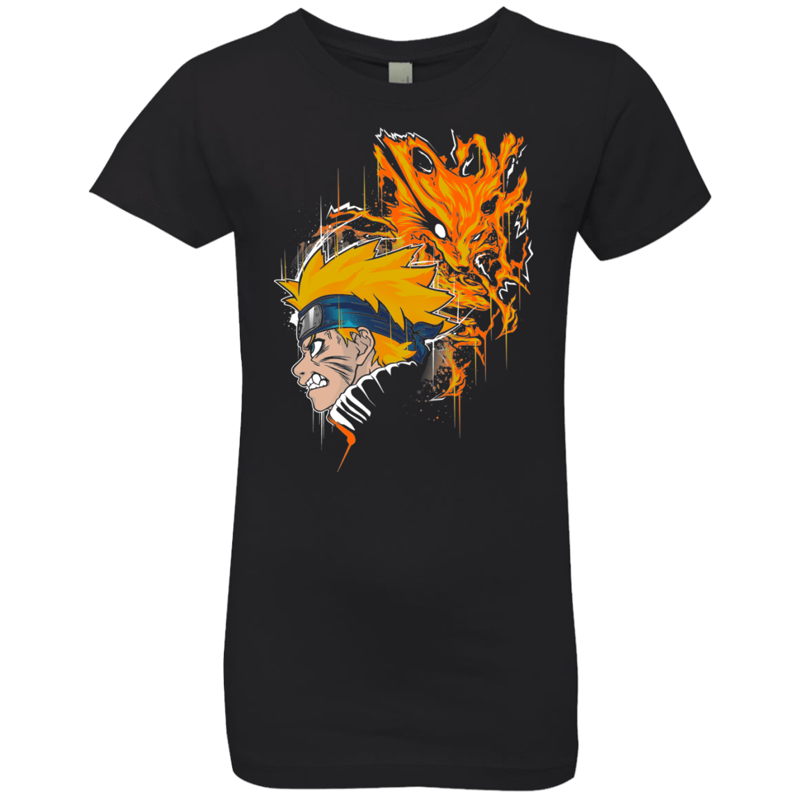 T-Shirts Black / YXS Demon Fox Girls Premium T-Shirt
