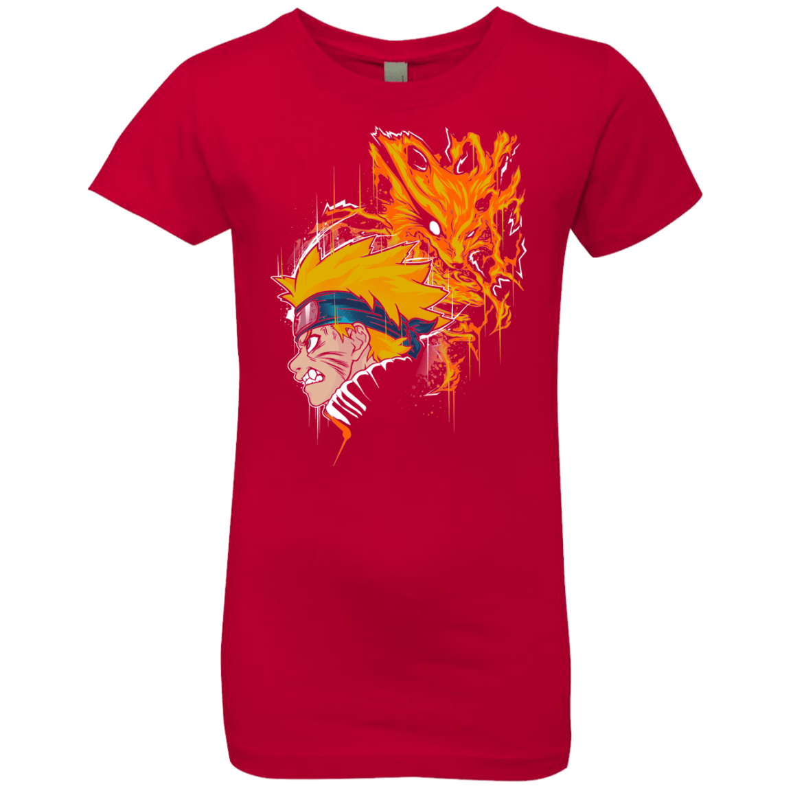 T-Shirts Red / YXS Demon Fox Girls Premium T-Shirt