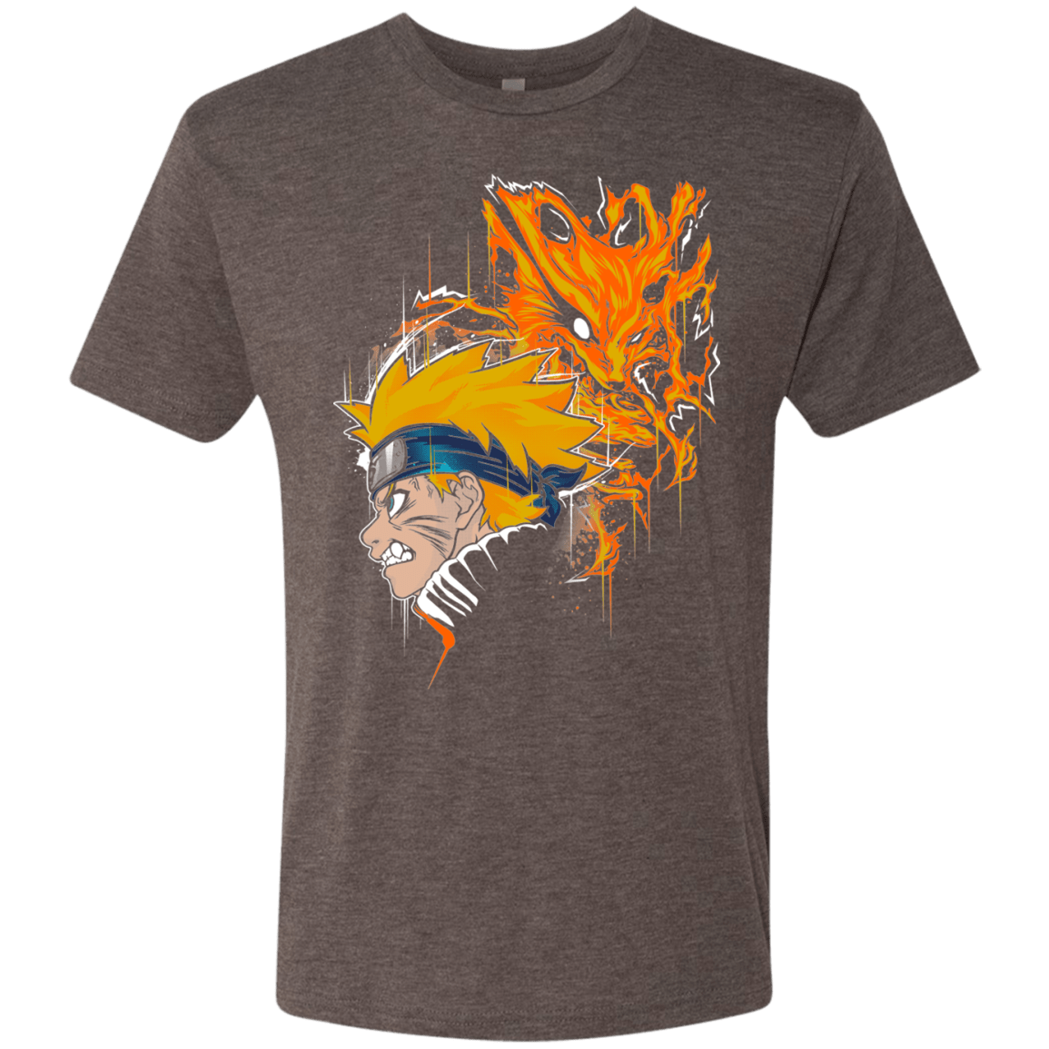 T-Shirts Macchiato / S Demon Fox Men's Triblend T-Shirt